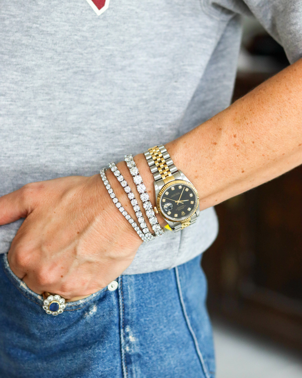 Lab Diamond Tennis Bracelet