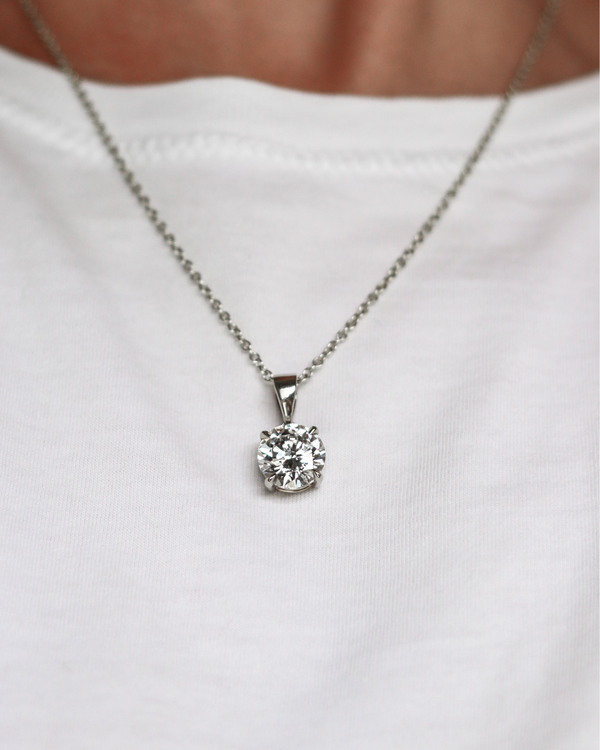 Lab Diamond Pendant