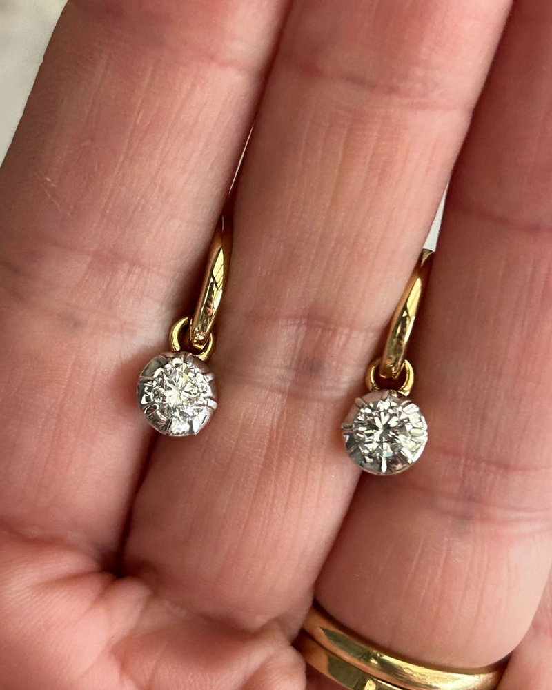 Lab Diamond Stellar Earrings