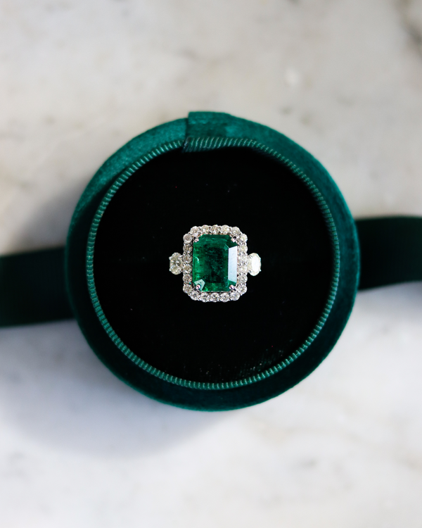 Emerald & Diamond Ring